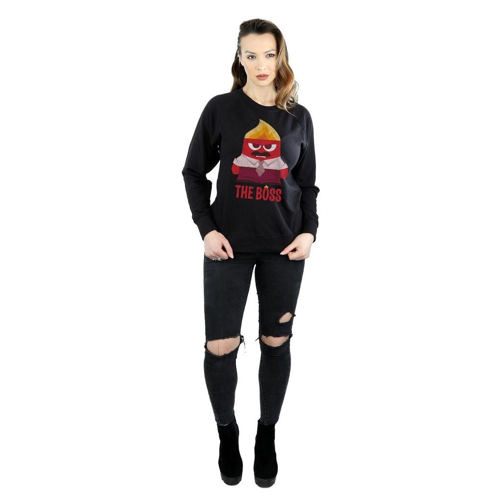 Disney Womens/Ladies Inside Out Anger The Boss Sweatshirt