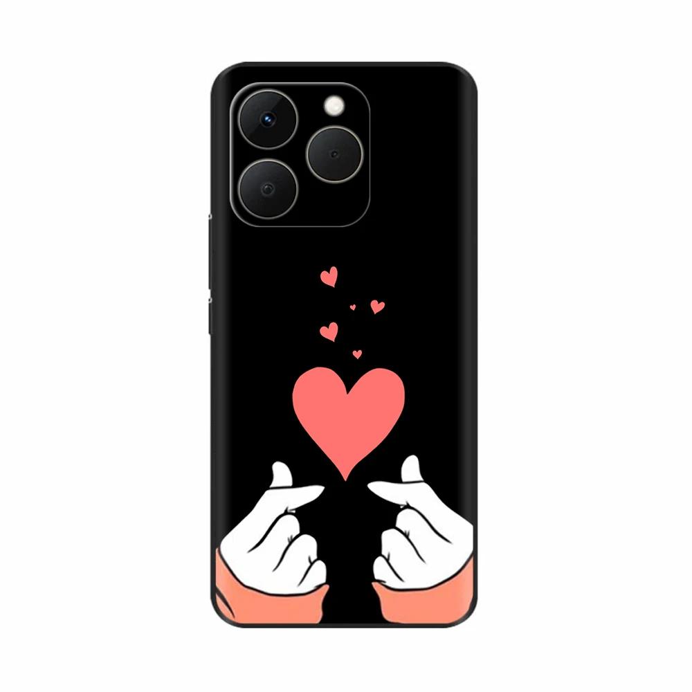 Shockproof Case For Realme 15T 5G Case Luxury Painted Black TPU Silicone Soft Bumper Funda for Realme 15T Phone Cases Back Cover