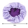 Soft Double Layer Hair Styling Accessories Night Sleep Hat Satin Bonnet Head Wrap Hats Chemo Caps