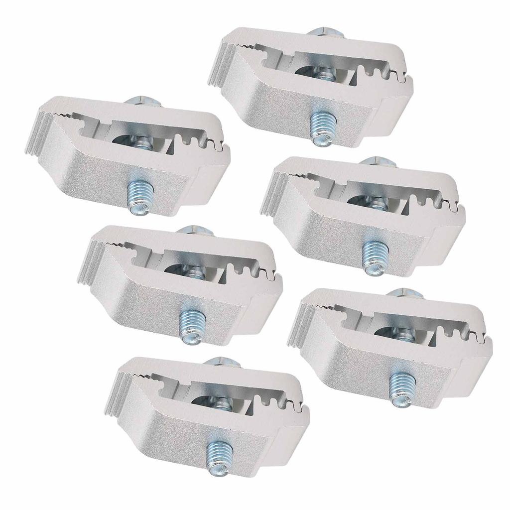 6pcs Truck Bed Cover Clamps 1112514 Aluminum Low Pro Truck Mounting Clamps for Most Truck Beds