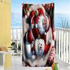 Christmas Beach Towel Super Soft Microfiber Quickdry Fabric Comfortable Lightweight Perfect for Traveling Yoga Camping and Swimming