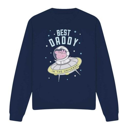 Peppa Pig Unisex Adult Best Daddy Pig In The Universe Sweatshirt