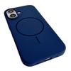 For iPhone 16 Case Compatible with MagSafe Silicone Phone Back Cover - Dark Blue