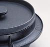 Iwachu Rice 5 эмалированная совместимая с Nanbu Ironware 21086 кастрюля, чашки, черная, внутри, IH,