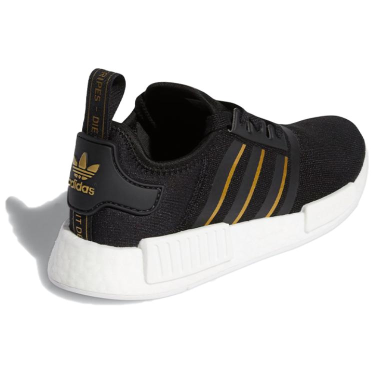 adidas Женские кроссовки NMD_R1 'Black Gold Metallic' Женские FW6433