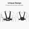 Smartphone Camera Chest Harness Strap Mount with Phone Holder for GoPro Hero 13 12 11 10 9 8 7 6 5 4 3 DJI Osmo 6 5Pro Insta360