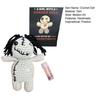 Funny Positive Voodoo Doll Inspirational Handmade Crochet Doll Gifts Emotional Support Stuffed Plush Doll with Card for Friend Coworker Sister