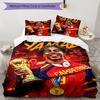 3pcs Yamal Design Cover Set - HD Printed Bedding with 1 Cover and 2 Pillowcases - Perfect for Home and Dorm Decor