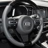 AXADSN1 ABS Car Steering Wheel Logo Emblem Sticker Decals For KIA GT Sportage Ceed Sorento Cerato Optima Picanto Rio Soul k5 Stonic K4
