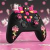 PlayVital Sweetheart Kitty Silicone Cover for Xbox Series Includes Thumb Grips and Cute Grip Cover X/S Controllers, Stickers, Design, Non-Slip [Black]
