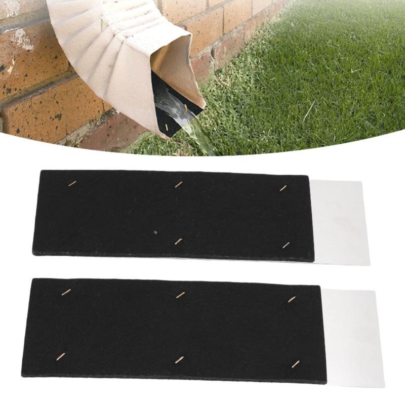 2PCS Noise Dampener Adjustable Rain Insert For Downspouts Portable Drainage Ditch Noise Reducer