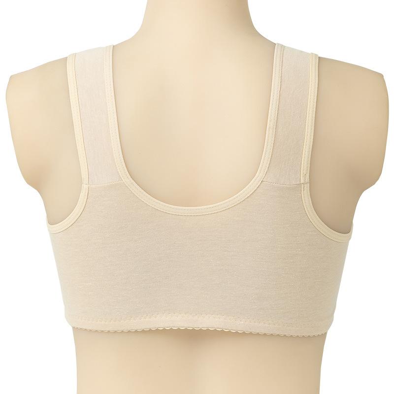 Spring New Product Thin Cotton Thin Sports Nursing Bra Women's Front Buckle Vest Type No Steel Ring Comfortable Underwear