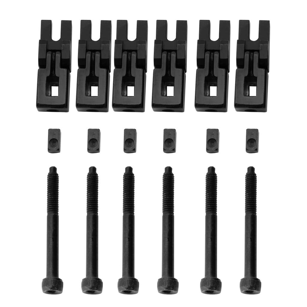 Musiclily Pro Гитарный бридж-седло Floyd Rose Original для Floyd Rose Electric Black 10,8 мм Original/Speical 6-струнная гитара, (Набор 6)