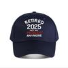 Retired  RetireUnisext Gift Baseball Cap Fashion Unisex Sunhat Womens Outdoor Sports Snapback Cap