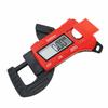 ANR Digital Micrometer, High-Precision Digital Gauge for Thickness Measurement, Leathercraft, Printing Paper, Large Thickness Display, Red