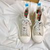 Высокие парусиновые кеды женские осенние новые на толстой подошве универсальные удобные на плоской подошве повседневные кеды для скейтборда