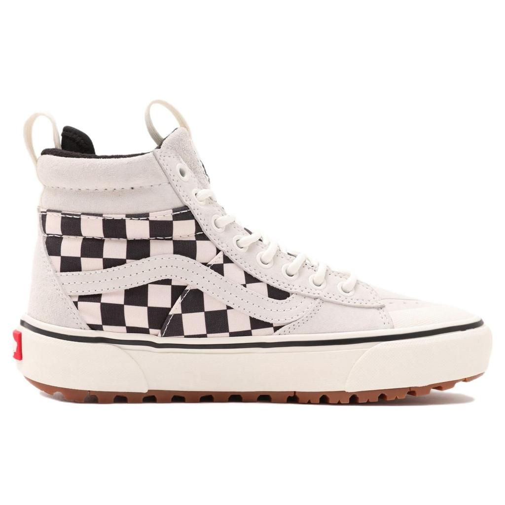 Vans Sk8 Stylish Casual Checkerboard Durable Lightweight High-Top Skate Shoes Unisex Sneakers Black White VN0007NK6LC