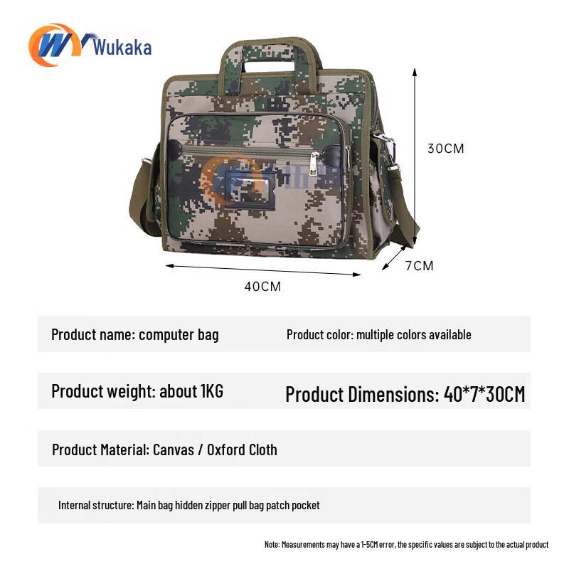 Camouflage Tactical Laptop Briefcase