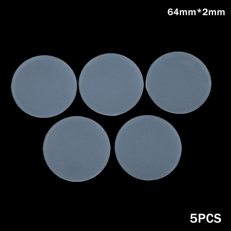 5 шт. Матовое Стекло Круглый Плоский Полупрозрачный Матовый Стеклянный Абажур Для Светодиодной Лампы Потолочного Света Фонарик