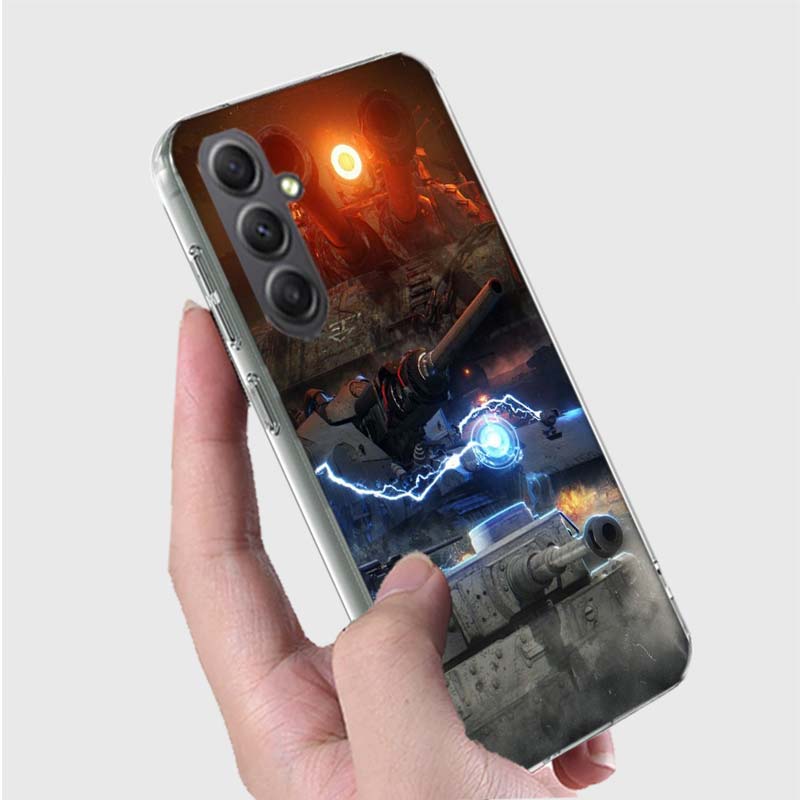 World Of Tanks Game Phone Case for Samsung Galaxy A54 A14 A24 A34 A17 A37 A57 A55 A35 A25 A15 A16 A26 A36 A56 A13 A23 A33 A53 A5