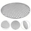 Сетка для барбекю из нержавеющей стали, круглая металлическая сетка для барбекю, решетка для кемпинга, пикника, стойка для еды, гриль-барбекю, кухонные аксессуары, 22 см