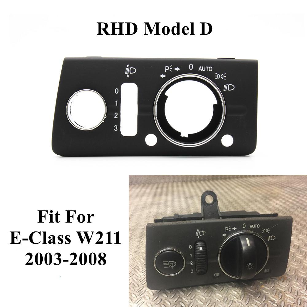 RHD правый привод приборной панели фара переключатель крышка накладка для Mercedes Benz W211 E Class320 350 550