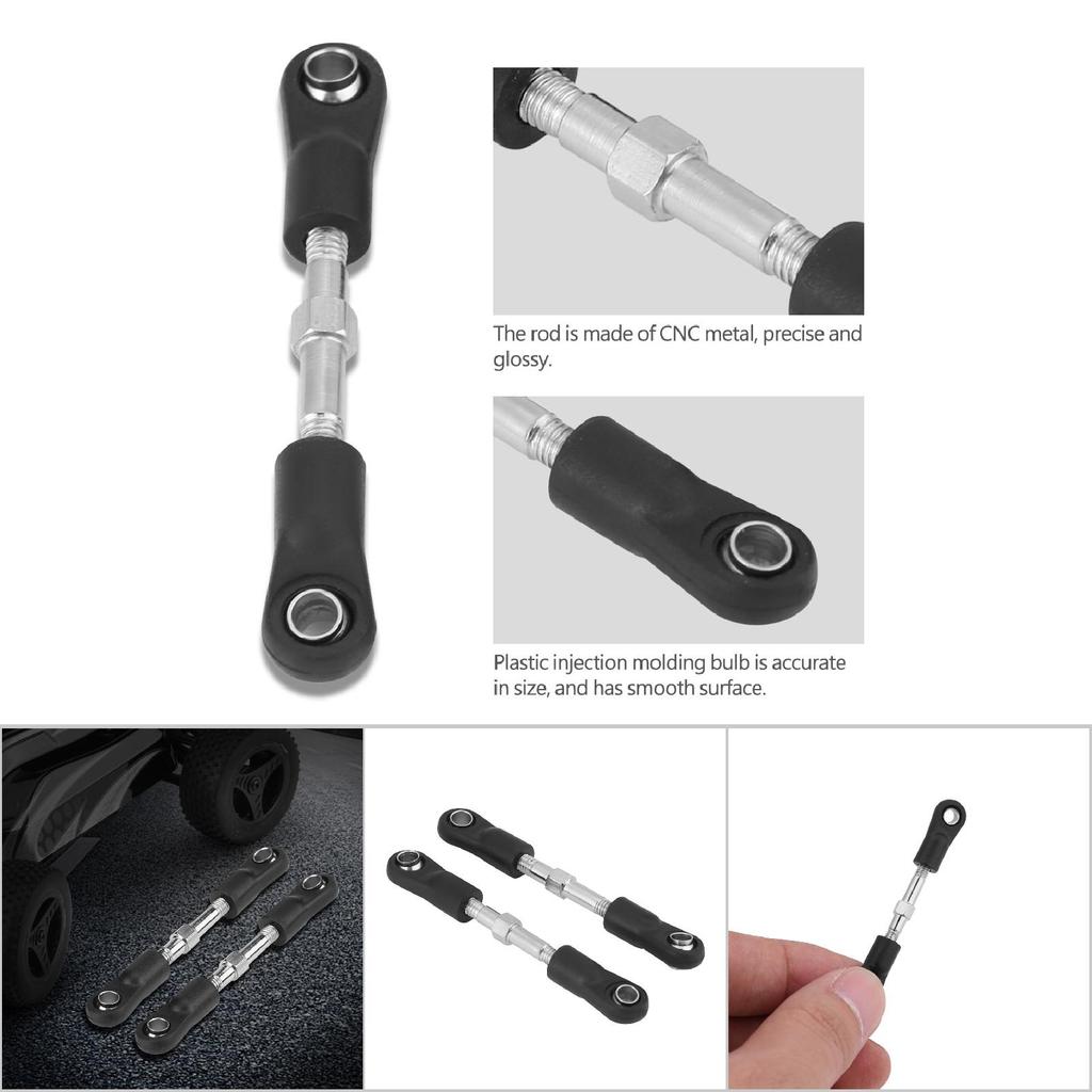 2шт. комплект RC Car рулевой тяги сервопривода поворотного тягового устройства для ZD 1:16 Модель автомобиля (Рулевая тяга)