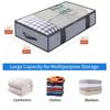 2PCS Household Bed Bottom Storage Box Collapsible Non-Woven Clothing Quilt Toy Blanket Storage Box Storage Bag