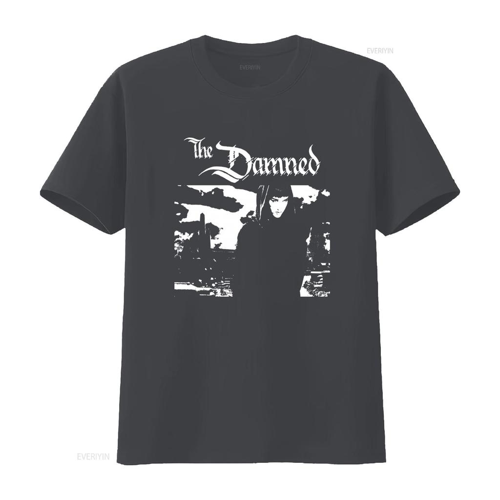 The Damned Goth Punk Rock T Shirt Retro Style High Quality Print Perfect For Fans Vintage Designer Clothes Stretched