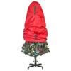 Upright Christmas Tree Cover Tear Resistant Xmas Tree Storage Cover with Drawstring Zippered Dustproof Storage Bag for 5Ft or 9Ft Standing Artificial
