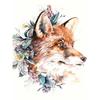 Full Round Diamond Embroidery Colorful Fox Diamond Painting Cross Stitch Rhinestone Home Decoration