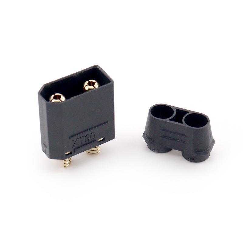 Amass XT90NE-F Gold-Plated High-Current Charging Plug for Lithium Batteries