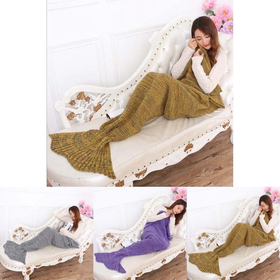 Mermaid Blanket With Unique Pattern For Home And Gift Giving