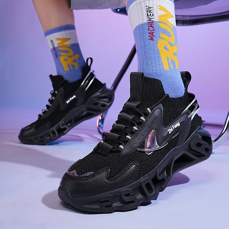 Спортивные кроссовки, мужские сетчатые дышащие повседневные туфли на платформе, мужские кроссовки в уличном стиле, женские кроссовки для бега, пара