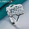 URMYLADY 925 Стерлинговое Серебро Медведь 7-10 Кольцо Для Женщин Свадебная Вечеринка Модный Шарм Ювелирные Изделия