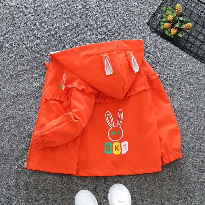 Толстовки с капюшоном с рисунком для мальчиков и девочек, осенняя куртка, весенняя и осенняя, детская тонкая куртка для маленьких детей