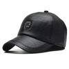 Зимняя бейсболка из искусственной кожи, мужская шапка Snapback, регулируемые теплые ушанки, шапки Homme, шапки в стиле хип-хоп