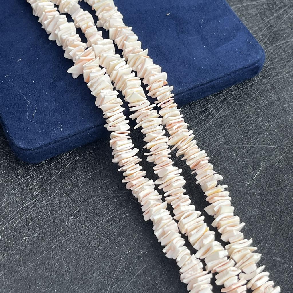Натуральные бусины из ракушек, Модные неправильные бусины-разделители ручной работы, 7-10 мм, для DIY ожерелья, браслета, аксессуаров для ножной браслет, креативное изготовление ювелирных изделий 38 см