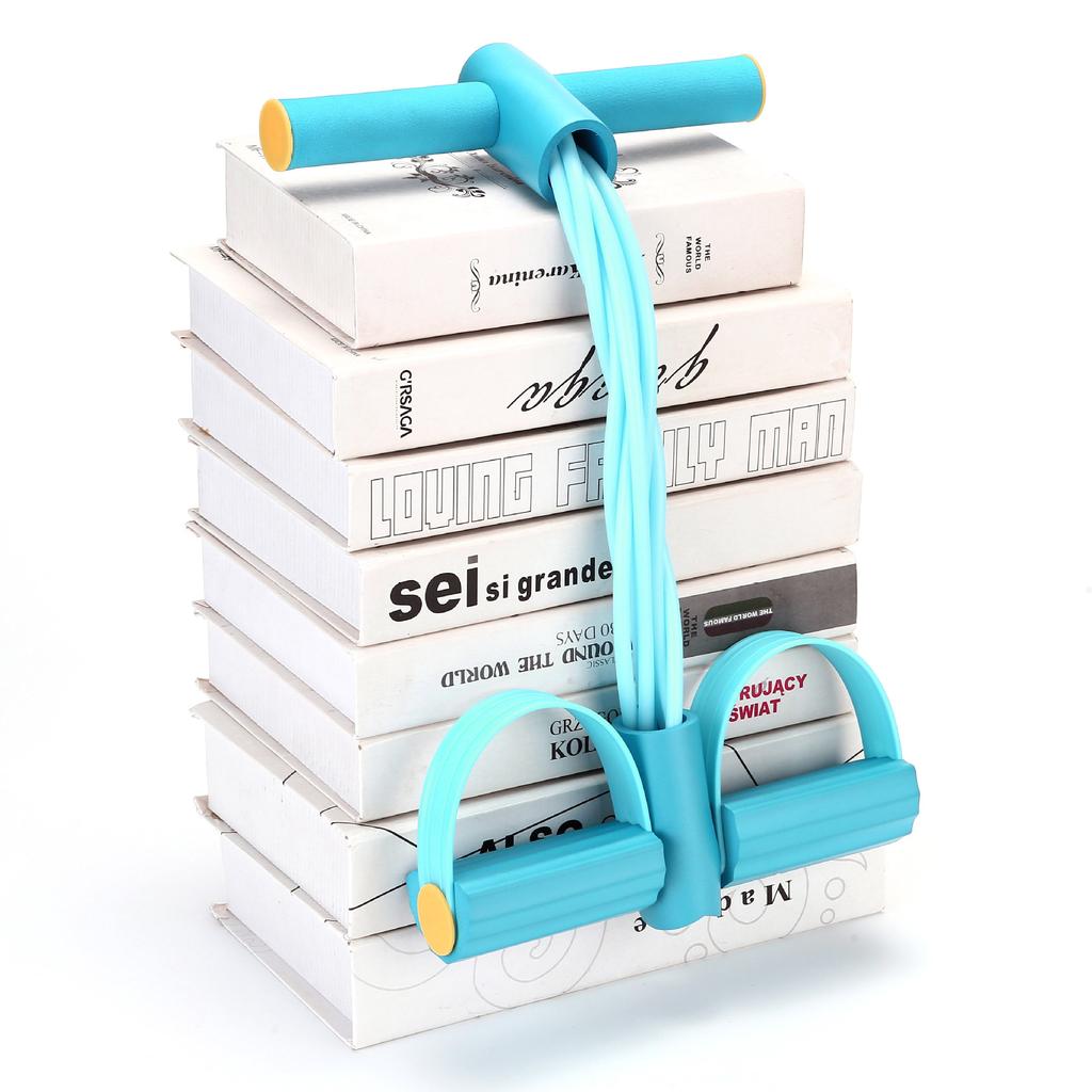Oem Multi-function Home Fitness & Yoga Resistance Bands 6 Tubes Tension Rope & Pedal Elastics Tape