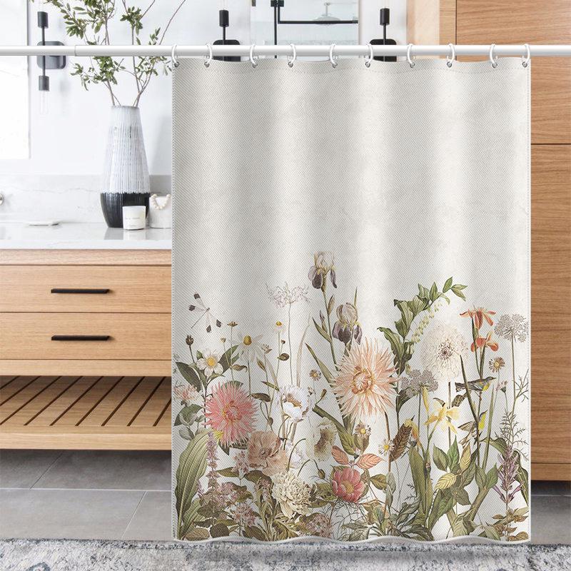 Утолщенная водонепроницаемая занавеска для ванной комнаты, устойчивая к плесени, занавеска для душа, занавеска для душевой перегородки, занавеска для душа, занавеска для ванной комнаты, бесплатная перфорация