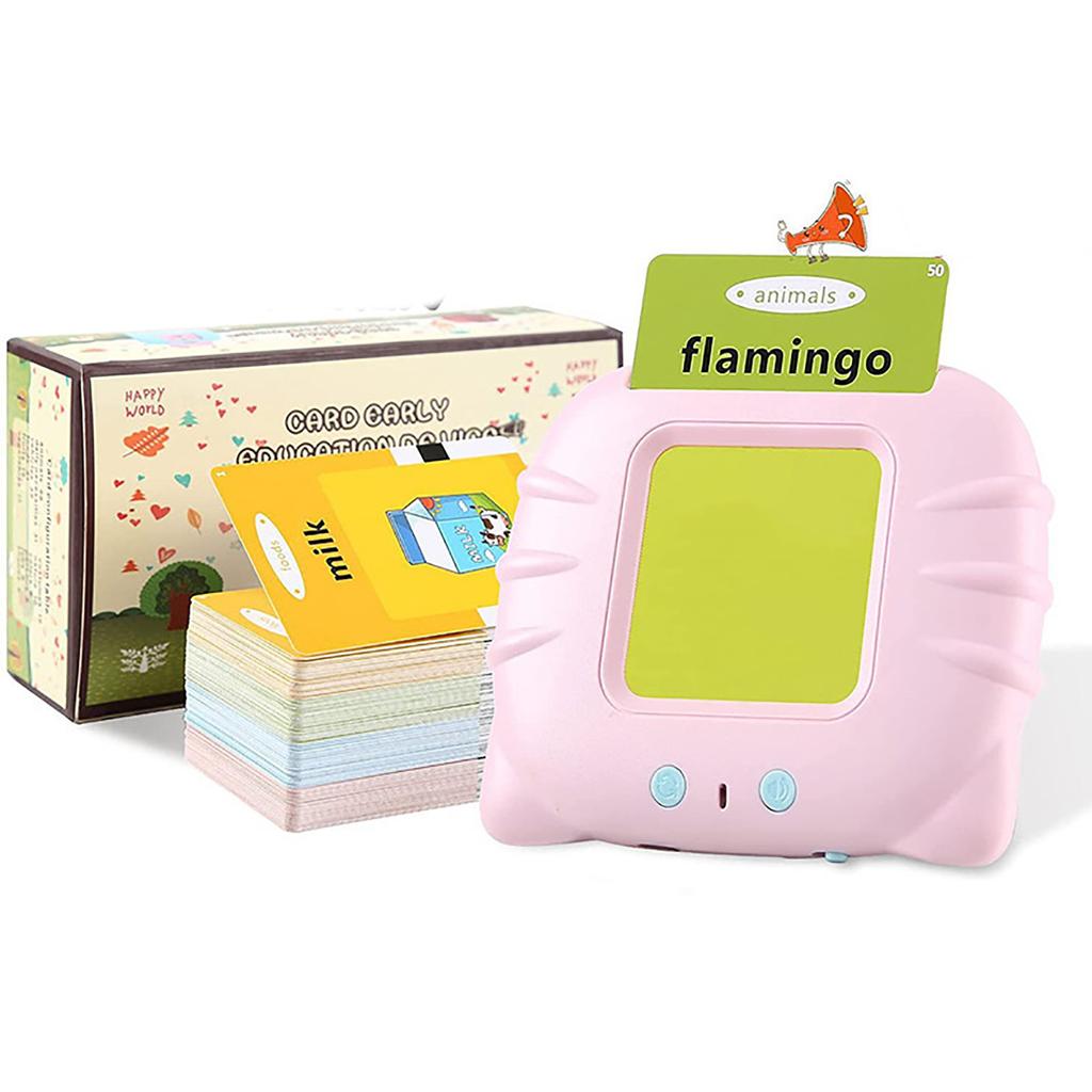 Обучающая машина карточная машина-головоломка, двуязычное просвещение, прослушивание и чтение, аудиоигрушка, детская английская карточная машина для раннего образования