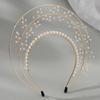 New Madonna Halo Hair Crown Handmade Pearl Funny Dressing Headwear Retro Lolita Crown Headband