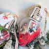 1/2pcs Christmas Bulb Gift Jar  Fillable Xmas Light Bulbs Shape Clear Ornaments  Large Plastic Empty Candy Cards Jars
