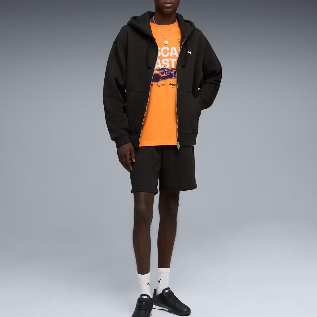 Puma X McLaren Piastri Команда Мягкая футболка с круглым вырезом с коротким рукавом Мужские Топы 637452-03