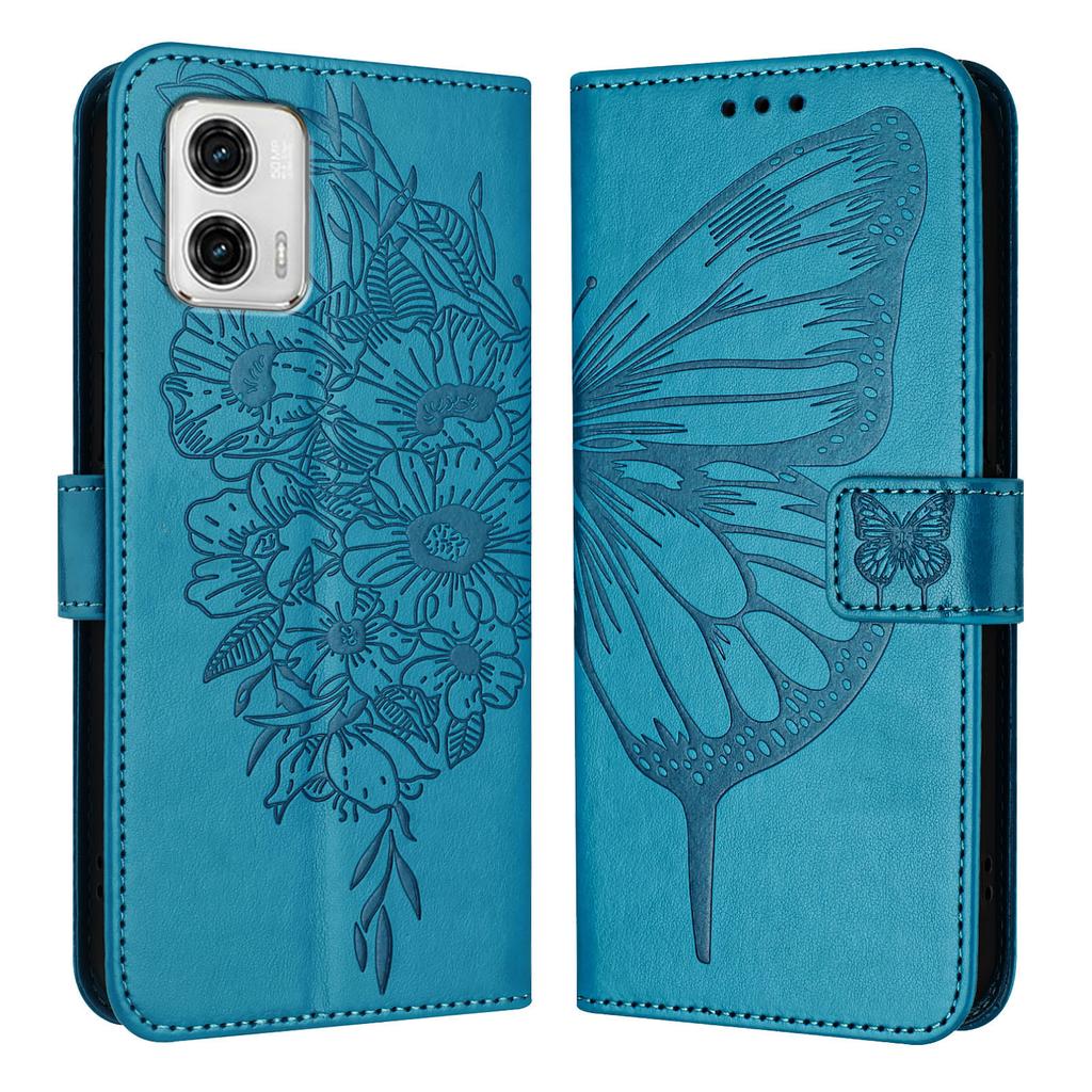 Чехол из искусственной кожи с бабочками и цветами, подставка для карт, слоты, противоударный откидной чехол из ТПУ для Motorola Moto G50 G60 G51 G30 G31 G22 G32 G62 G72 G73 G84