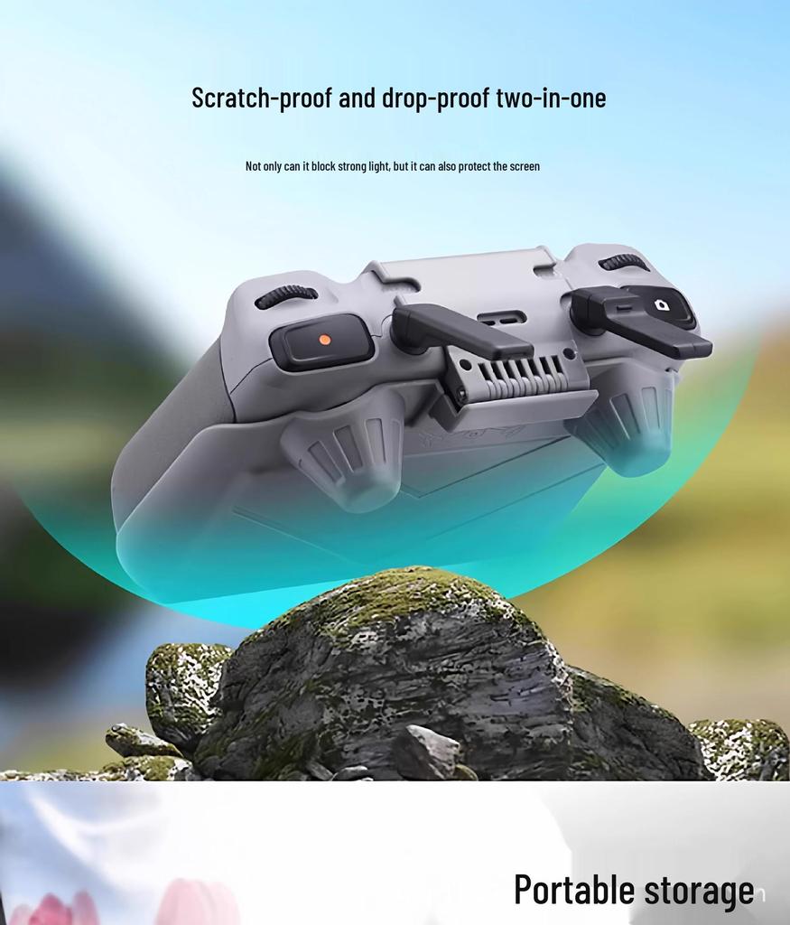 DJI Mavic 4 Pro/Air 3S/Mini 5 Pro Sunshade Protective Cover for RC N3/RC2 Controllers.
