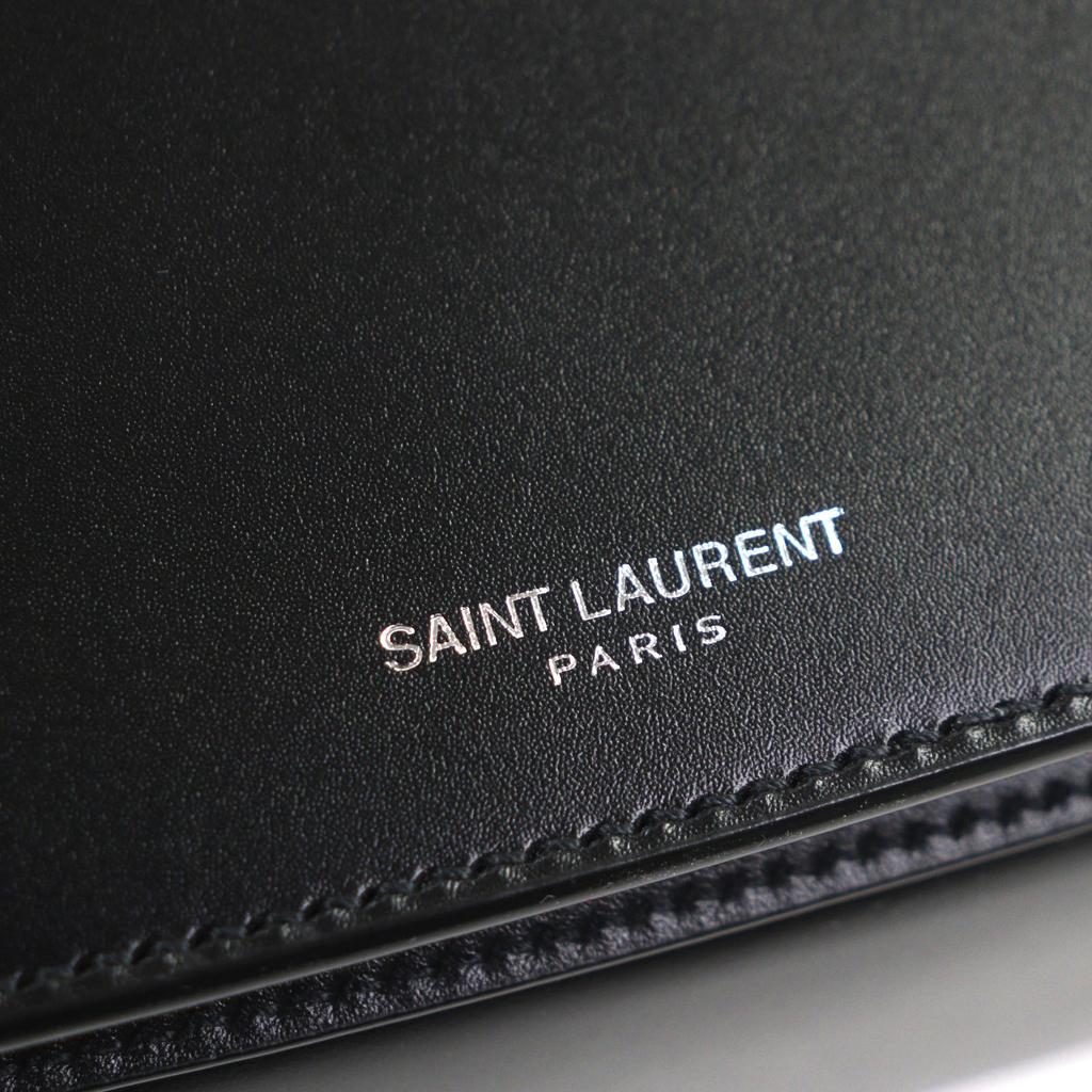 Great SAINT LAURENT PARIS Shoulder Bag Small crossbody Smooth Rubbed 821003 Used