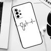 Чехол для телефона Samsung Galaxy A52 A22 A32 A54 A34 A14 A55 A35 A15 A53 A33 A13 A05 A06 A16 с рисунком "Сердцебиение медсестры"