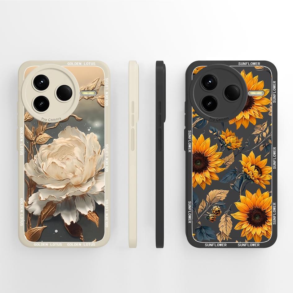 Для Redmi K80 K30 K30i K30S K40 K40S K50 K60 K60E K70 K70E Pro Gaming Ultra Turbo 3 4 Чехол Pretty Flower Мягкий силиконовый противоударный чехол для Redmi Capa