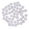 50 Pieces Body Piercing Jewelry Replacement Balls Clear Acrylic  1.2 X 3mm